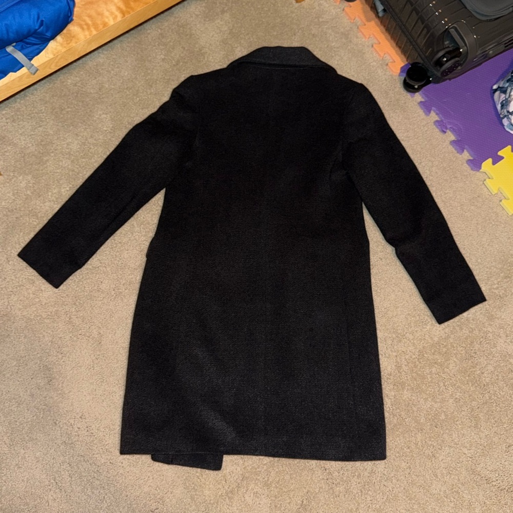Banana Republic Black Trench Coat Timeless Design - Picture 7 of 7